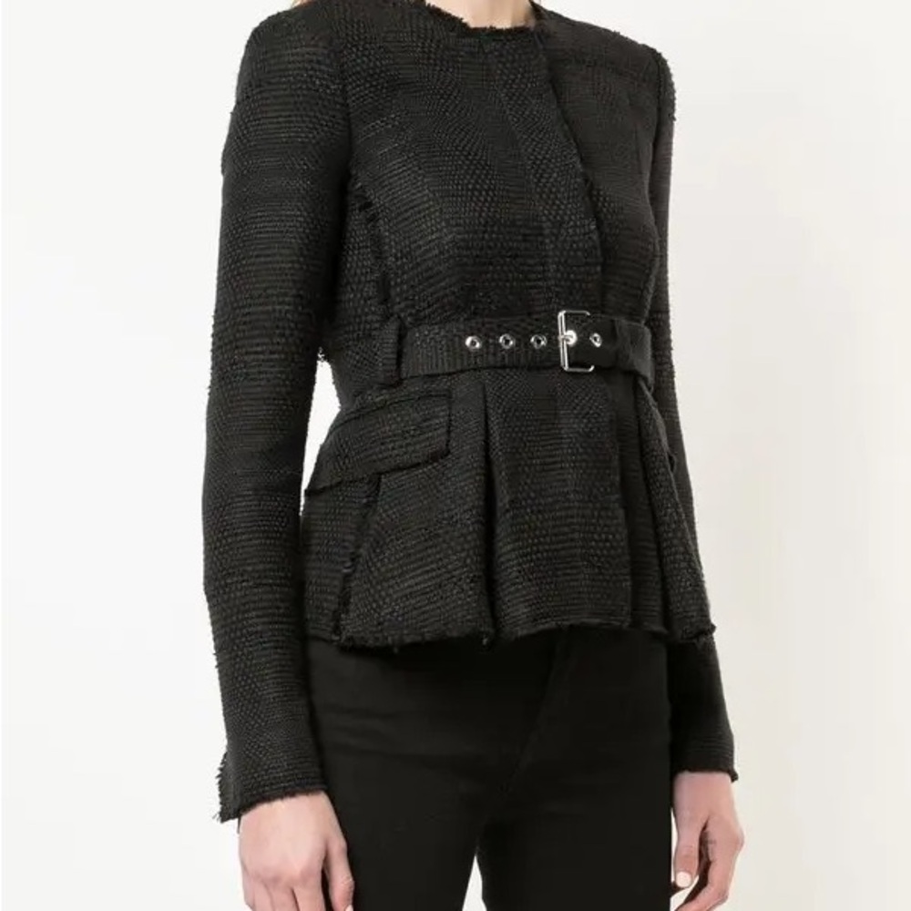 PROENZA SCHOULER Tweed Belted Jacket - New With Tag